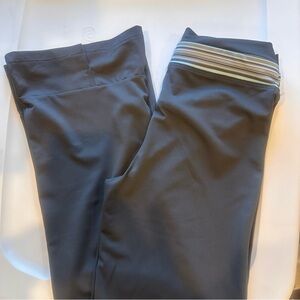 CHAMPION Gray Yoga or Workout Pants with Striped Waistband